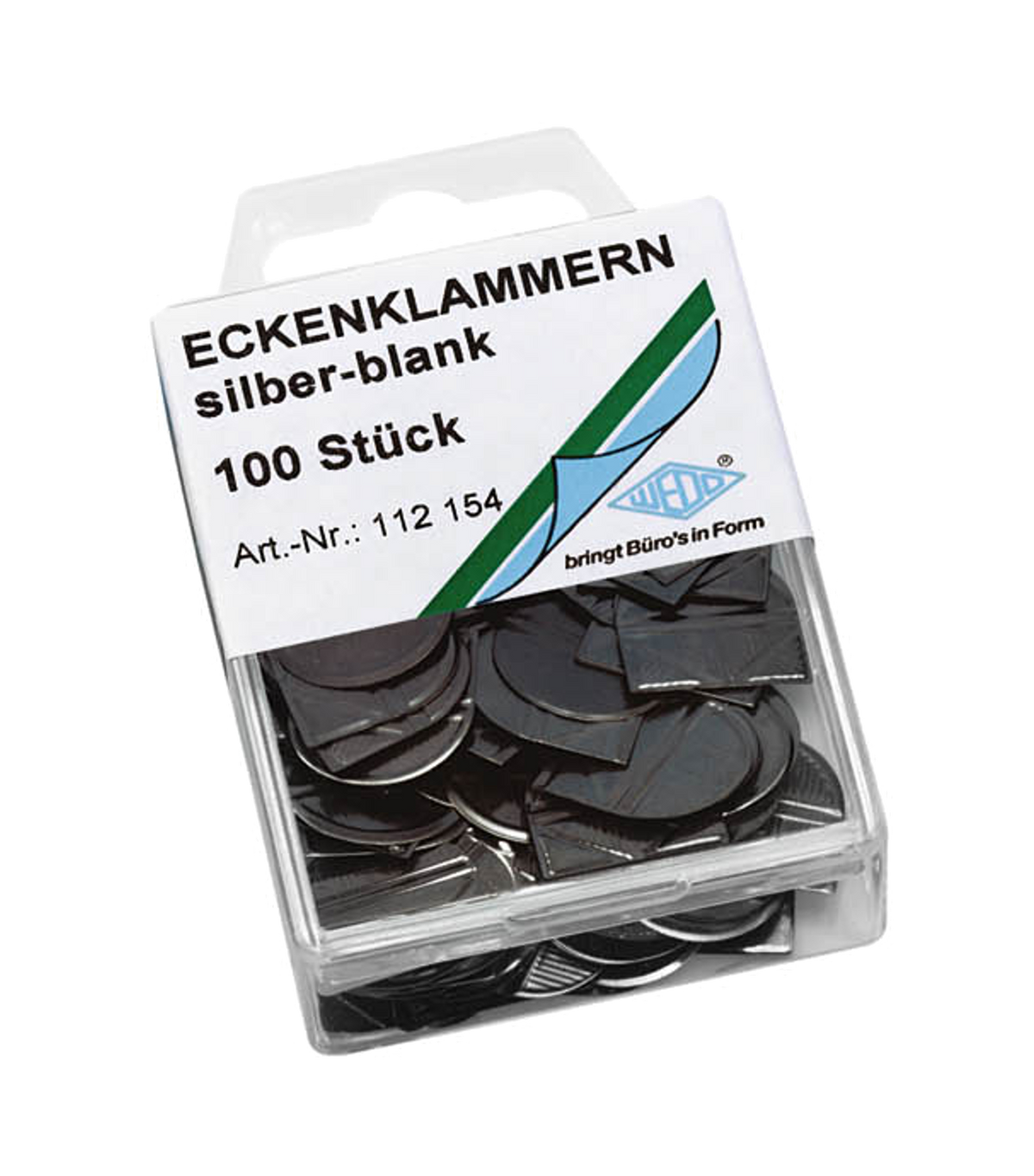 WEDO® Eckenklammern in 100er Dose