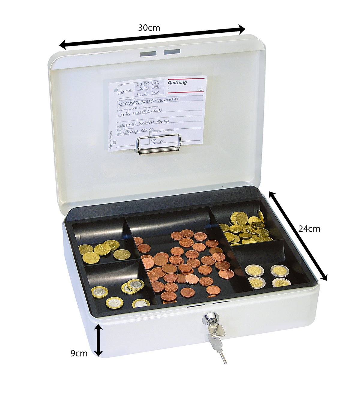 WEDO® Geldkassette Größe 4 mit Klammer