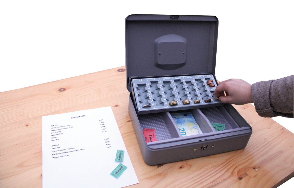 WEDO® Geldzählkassette STANDARD mit Zahlenschloss