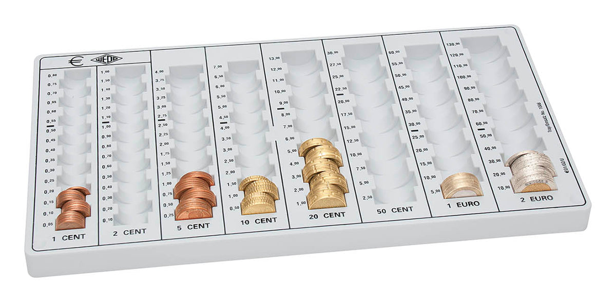 WEDO® Münzzählbrett ohne Metallboden, Fassungsvermögen € 246,40