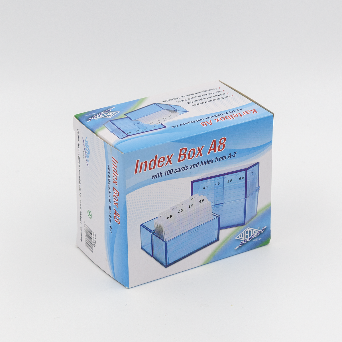 WEDO® Karteibox gefüllt