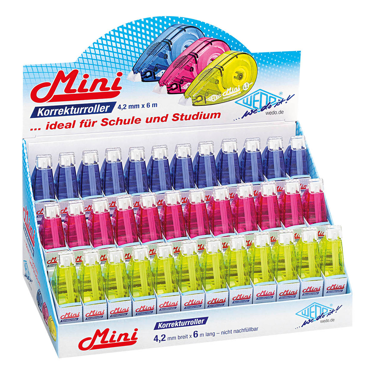 WEDO® Mini-Korrekturroller im 36er Display
