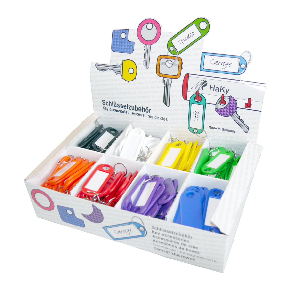 WEDO® Schlüsselanhänger mit Ring im 200er Display