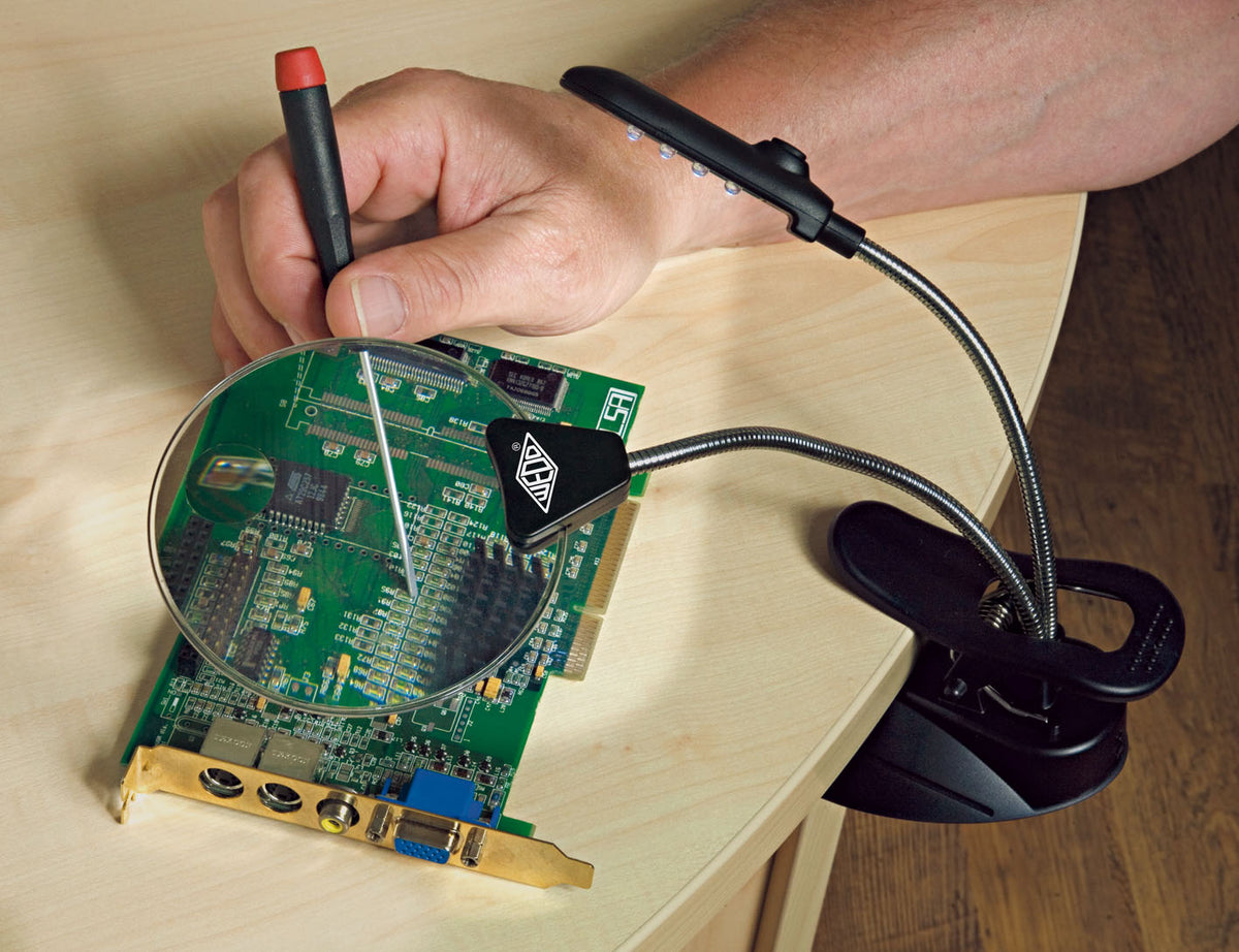 WEDO® Lupenlampe mit LED-Licht