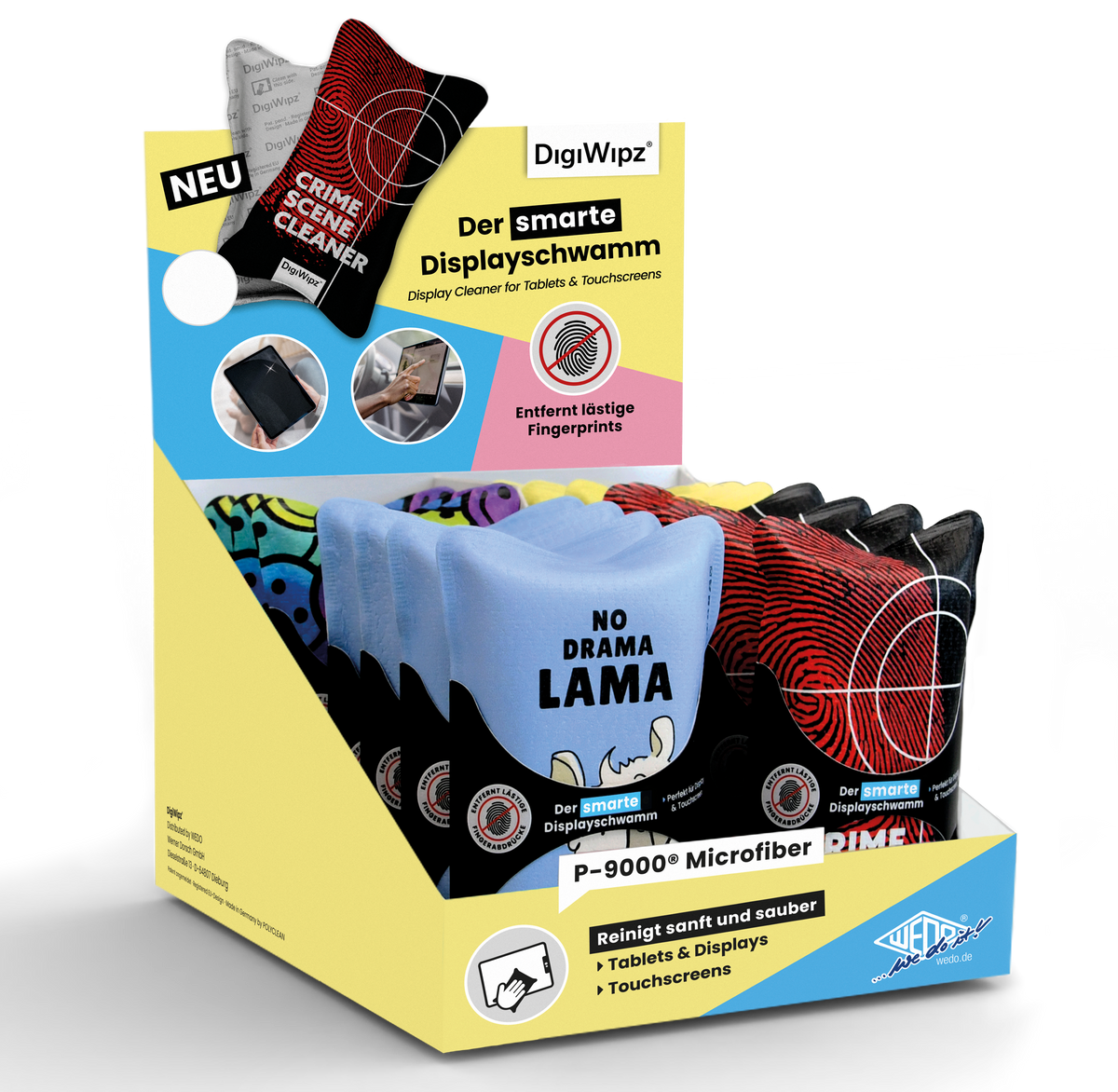 WEDO® Displaycleaner DigiWipz® im 14er Display