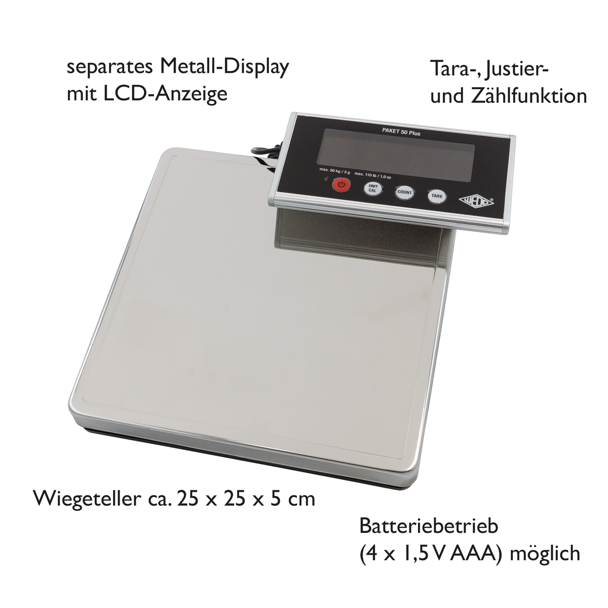 WEDO® Waage PAKET 50 Plus