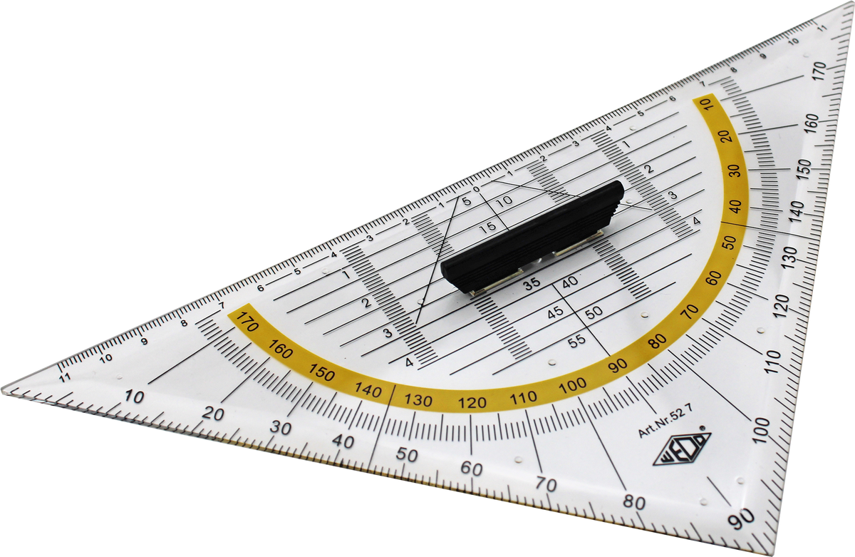 WEDO® Geometrie-Dreieck mit Griff