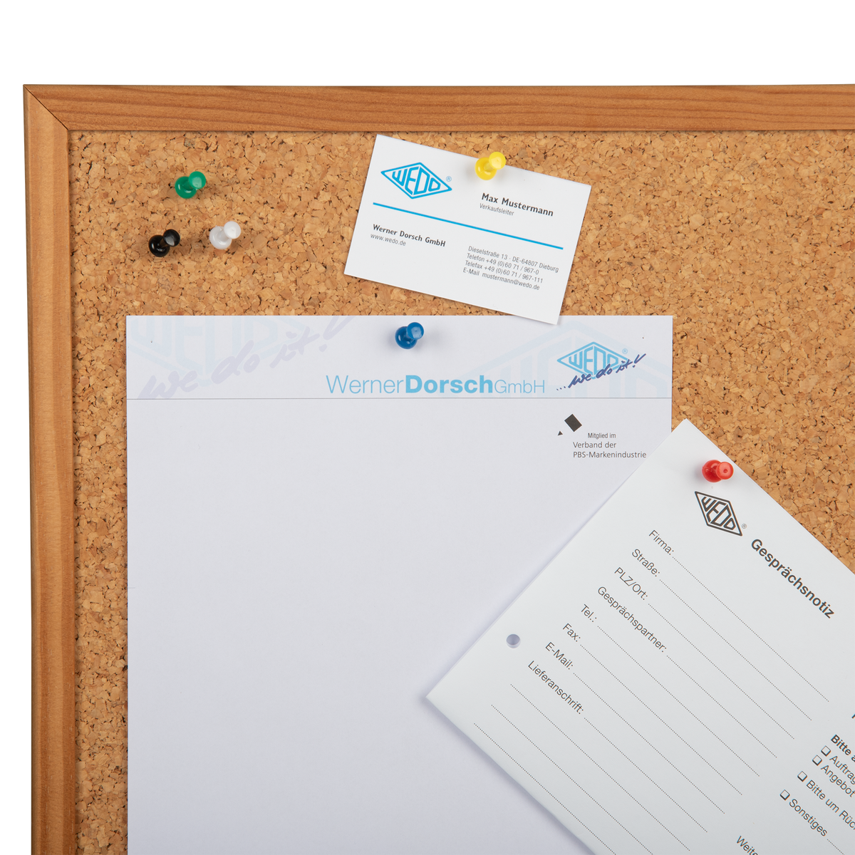 WEDO® Pinnadeln Diaboloform in 600er Dose