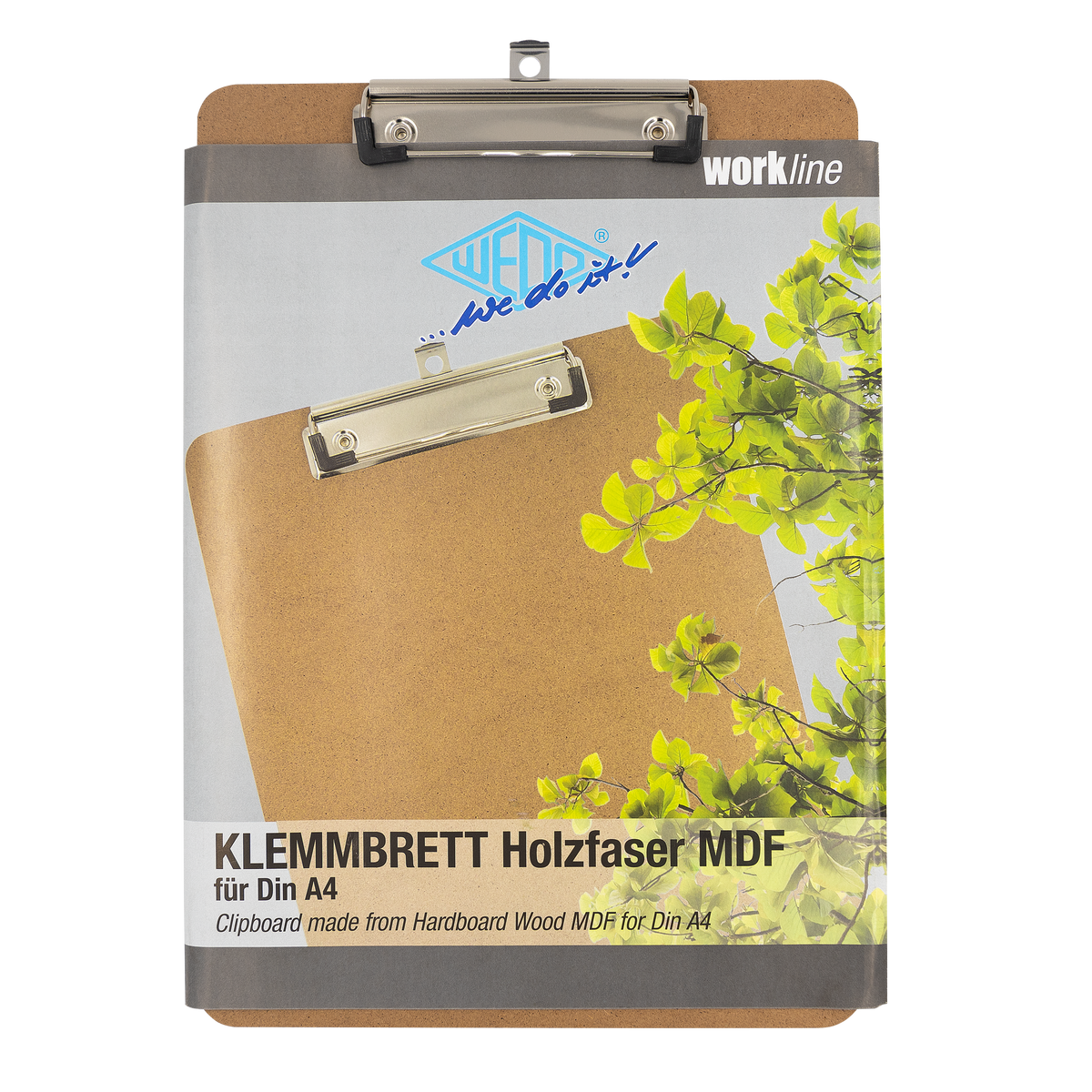 WEDO® Klemmbrett A4 MDF