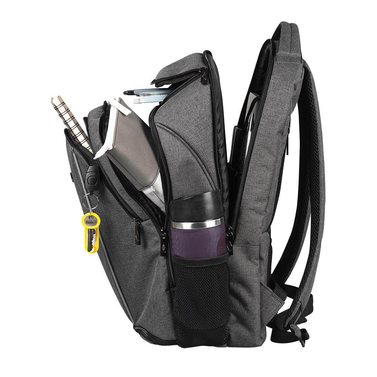 WEDO® Rucksack mit 2 Schutzfächern