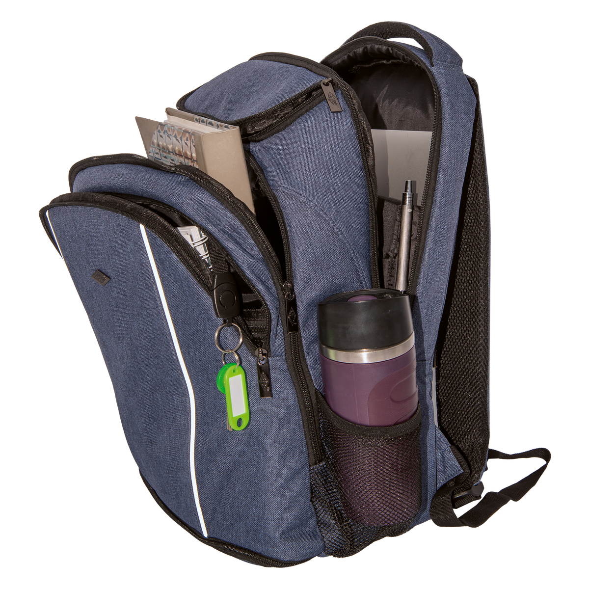 WEDO® Rucksack mit 2 Schutzfächern