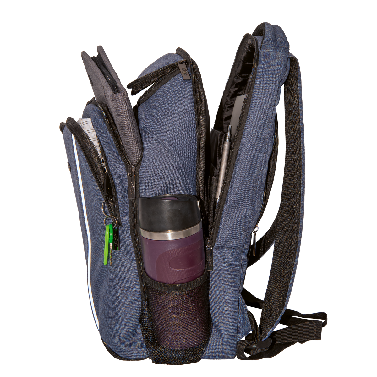 WEDO® Rucksack mit 2 Schutzfächern