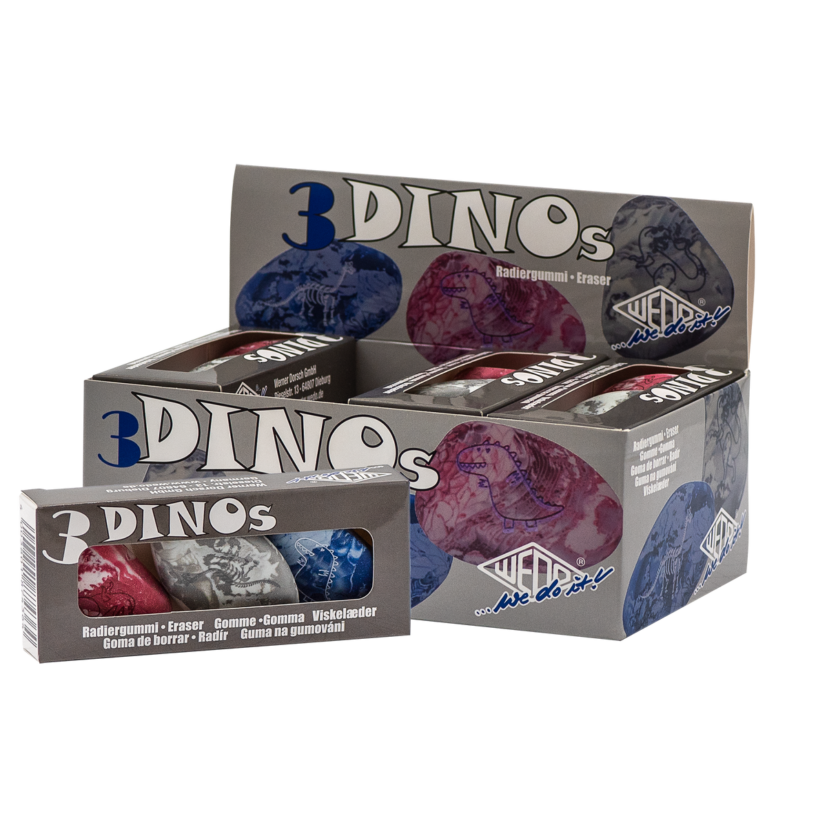 WEDO® Radierer Fossil „Dino“