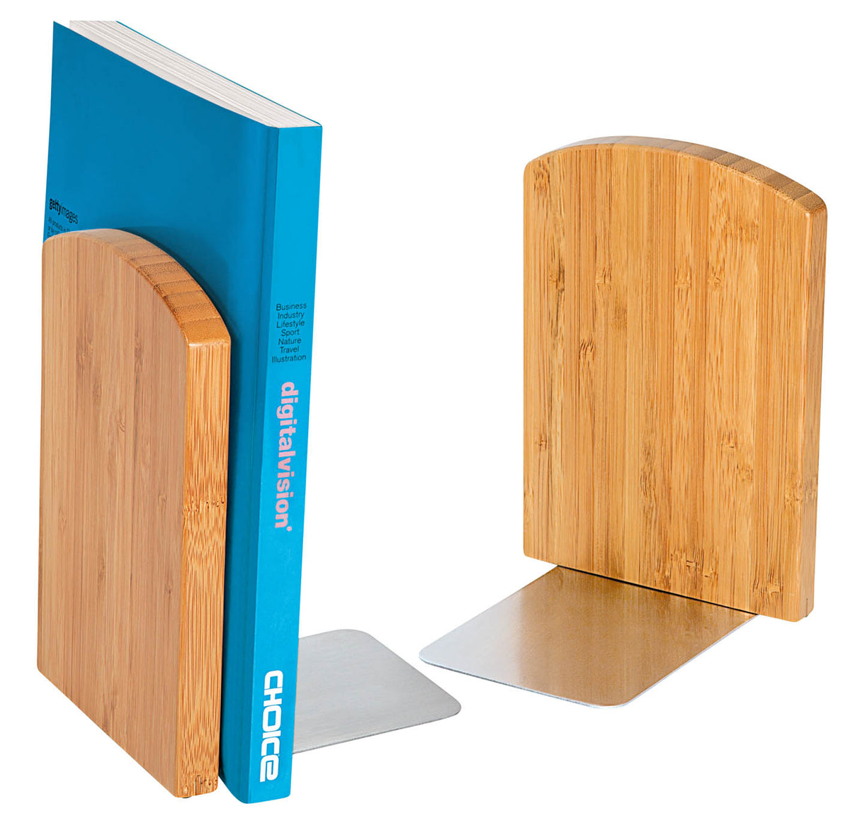 WEDO® Buchstützen-Set Bambus, 2-teilig