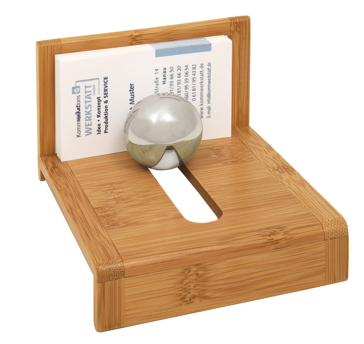 WEDO® Visitenkartenhalter Bambus