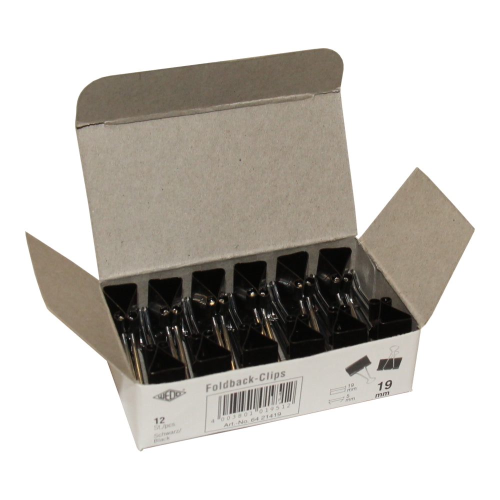 WEDO® Foldback-Klammern 19 mm
