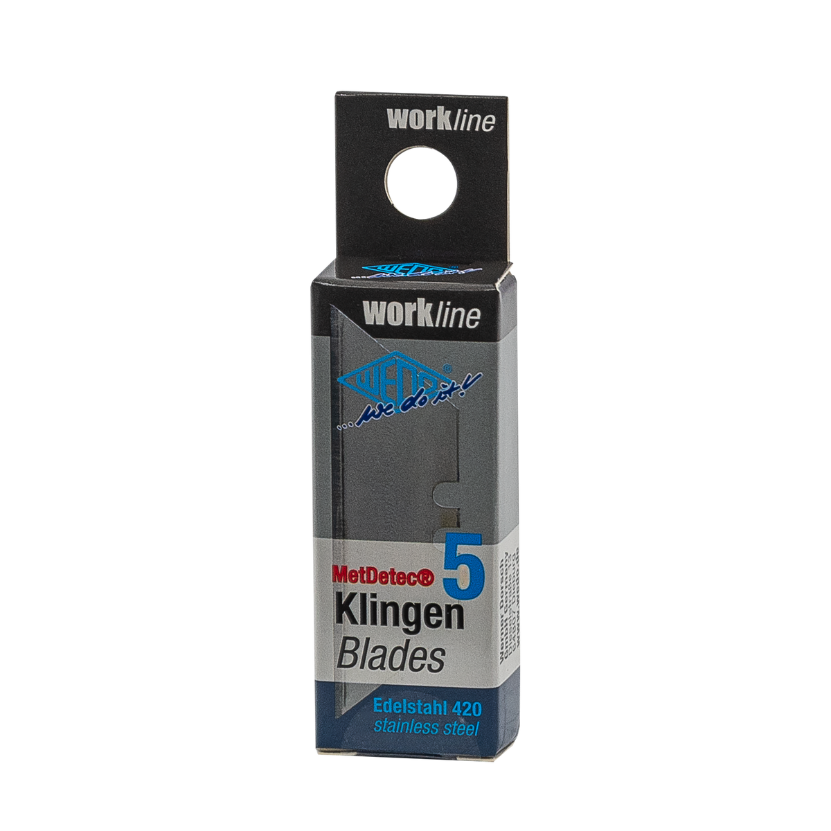 WEDO® Ersatzmesser 5 Stück für Cutter MetDetec®
