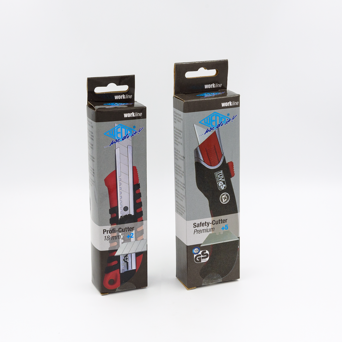 WEDO® Cutter 18 mm mit Feststellschraube, inkl. 2 Ersatzklingen