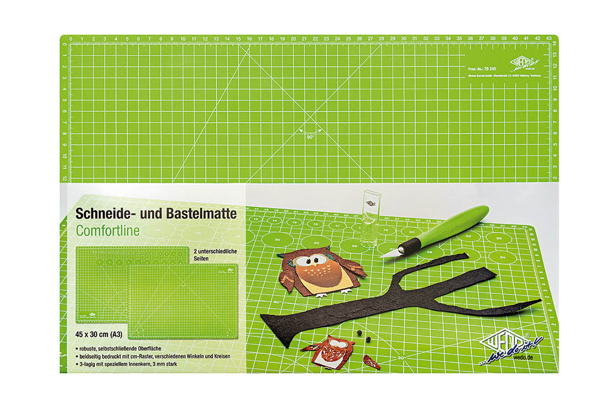 WEDO® Cutting Mat Schneidematte A3 COMFORTLINE
