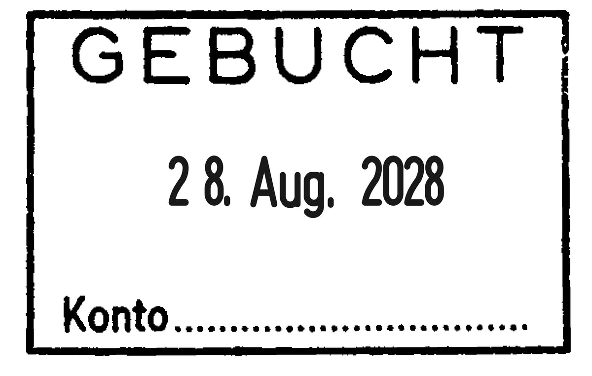 WEDO® Datumstempel mit Text Stema