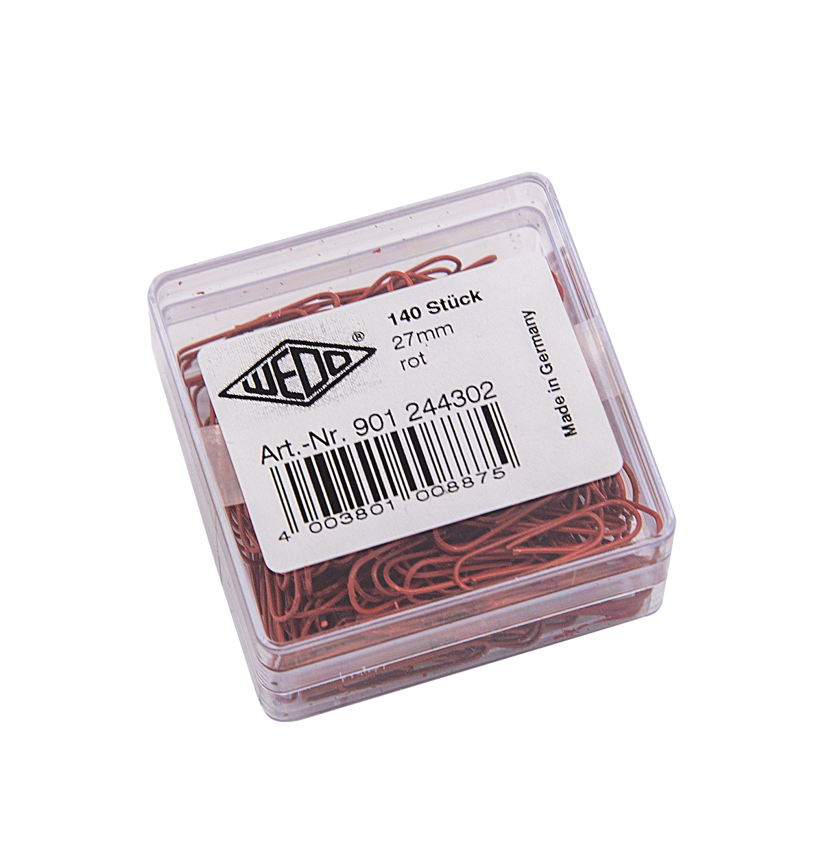 WEDO® Büroklammer 27 mm 140 Stück