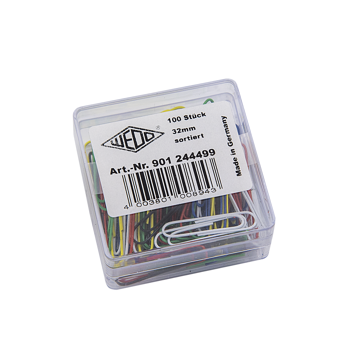 WEDO® Büroklammer 32 mm 100 Stück