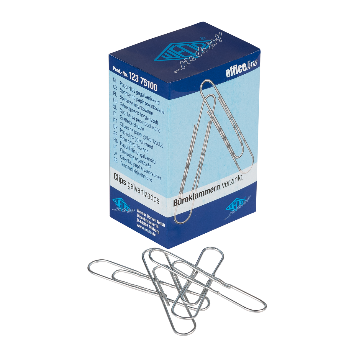 WEDO® Büroklammer Gewellt