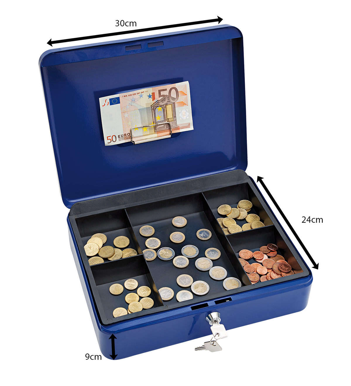 WEDO® Geldkassette Größe 4 mit Klammer