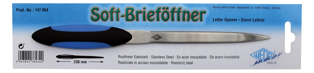WEDO® Brieföffner mit Soft-Griff