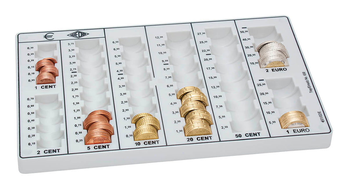 WEDO® Münzzählbrett ohne Metallboden, Fassungsvermögen € 125,75