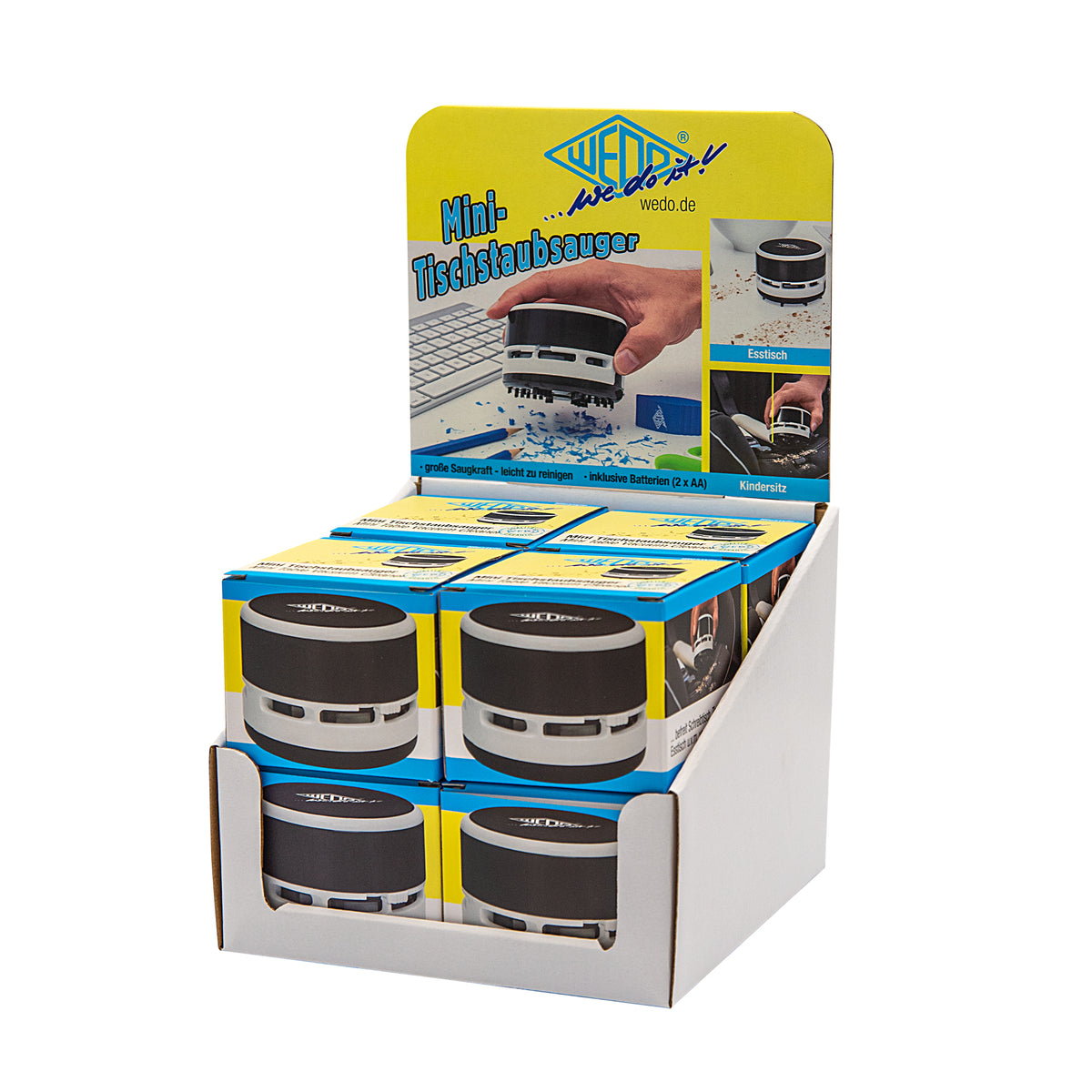 WEDO® Mini-Tischstaubsauger