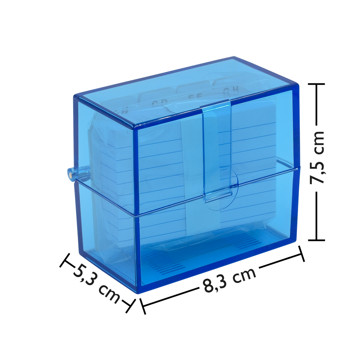 WEDO® Karteibox gefüllt