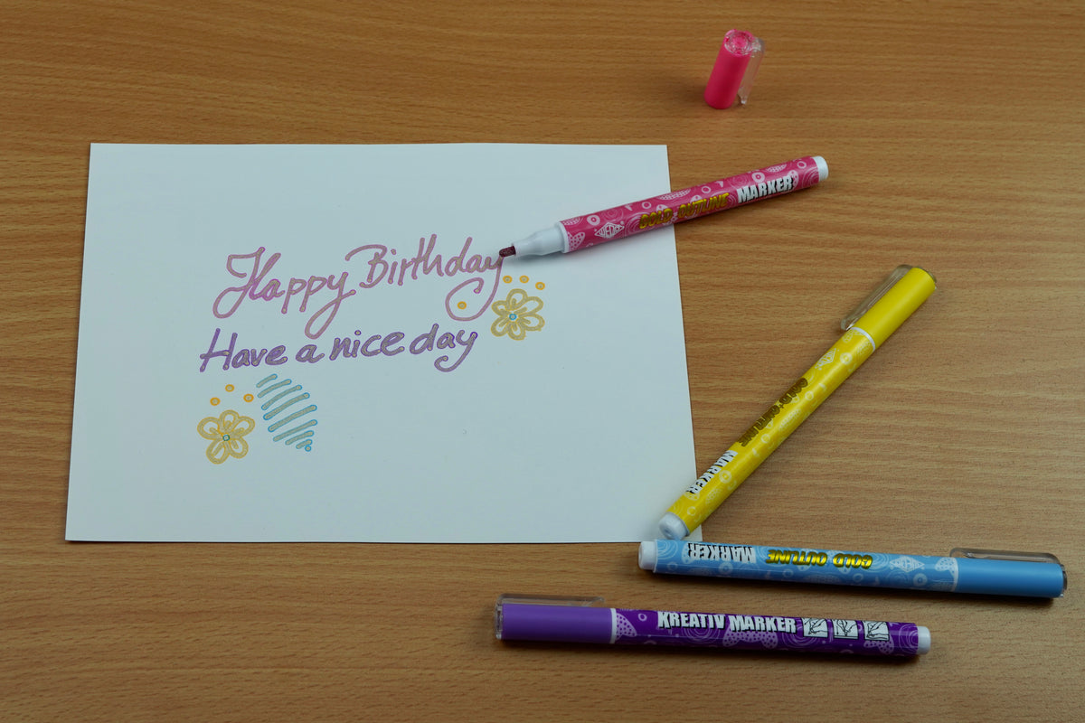 WEDO® Kreativmarker Gold+Outline
