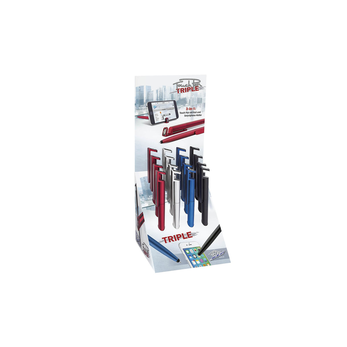 WEDO® Touch Pen TRIPLE 3-in-1 im 16er Display