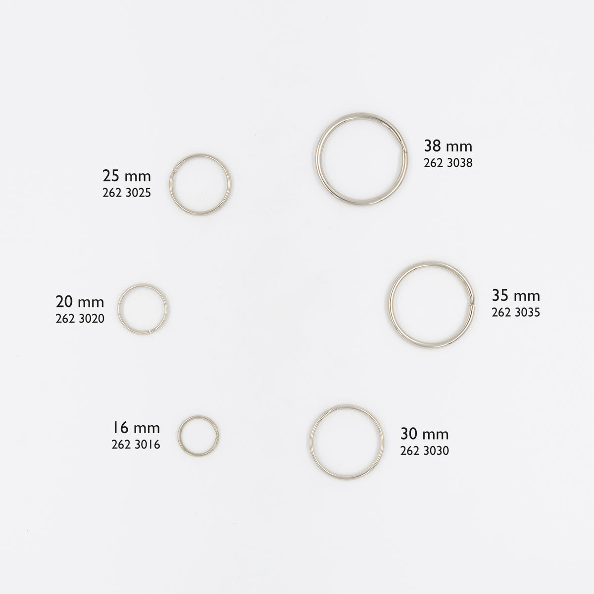 WEDO® Metallschlüsselringe
