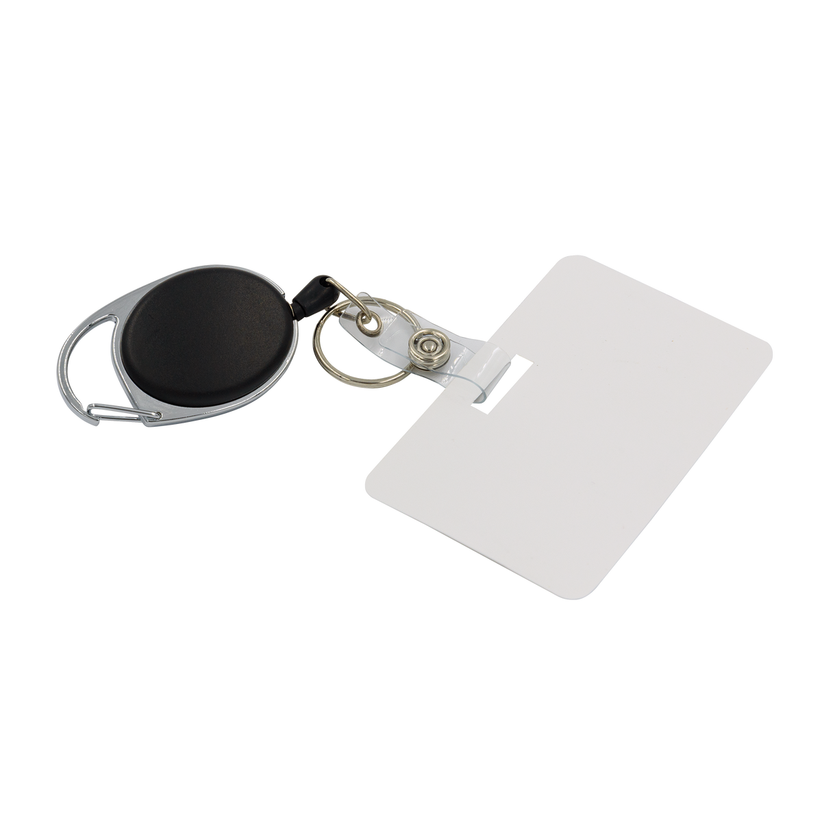 WEDO® Ausziehbarer Gürtelclip für Schlüssel + Chipkarten