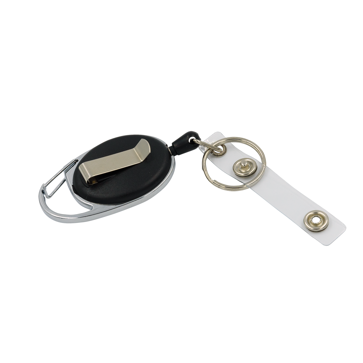 WEDO® Ausziehbarer Gürtelclip für Schlüssel + Chipkarten