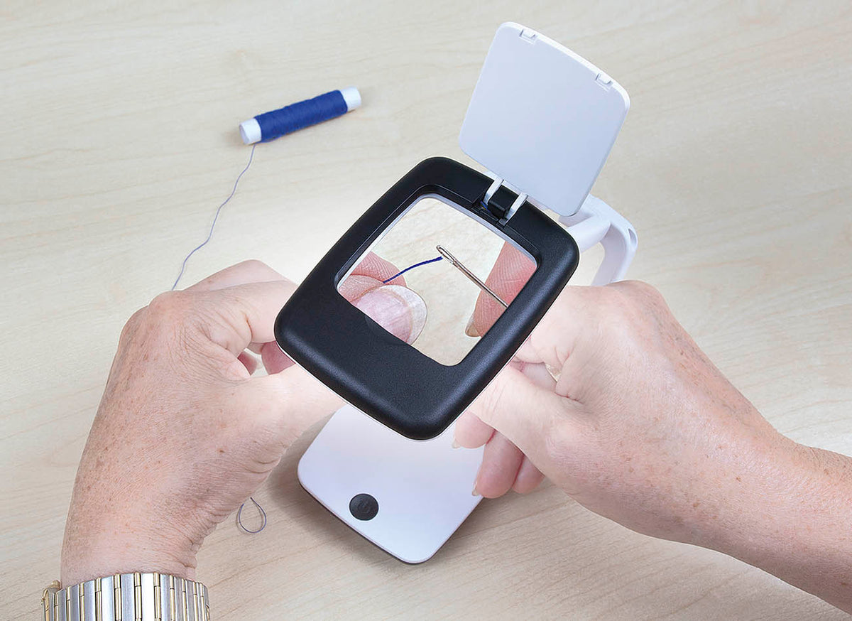 WEDO® Tischlupe Pocket mit LED-Licht