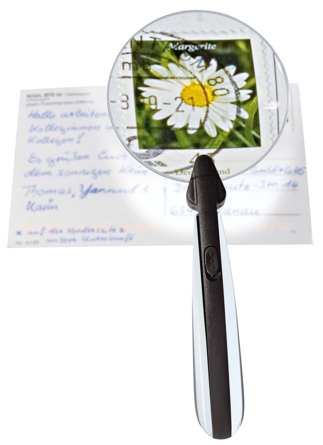 WEDO® Rundlupe mit LED rahmenlos