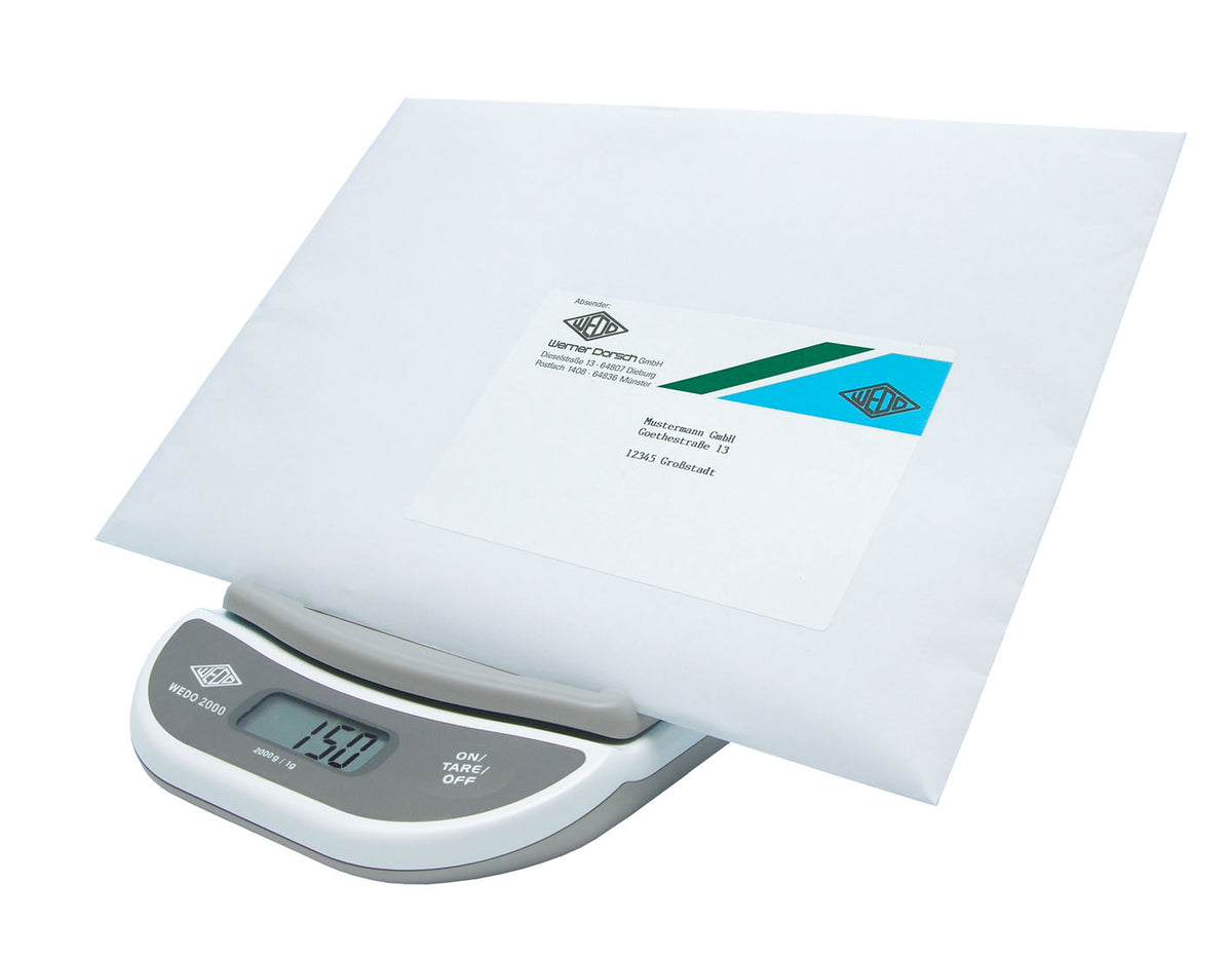 WEDO® Waage 2000 mit aufklappbarem Wiegeteller
