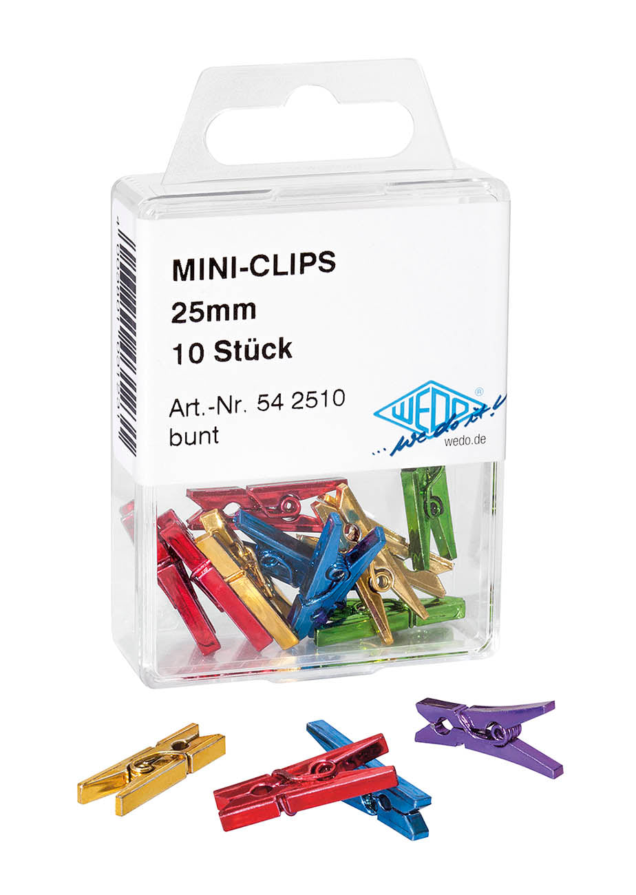 WEDO® Klemmer Miniclip 25 mm