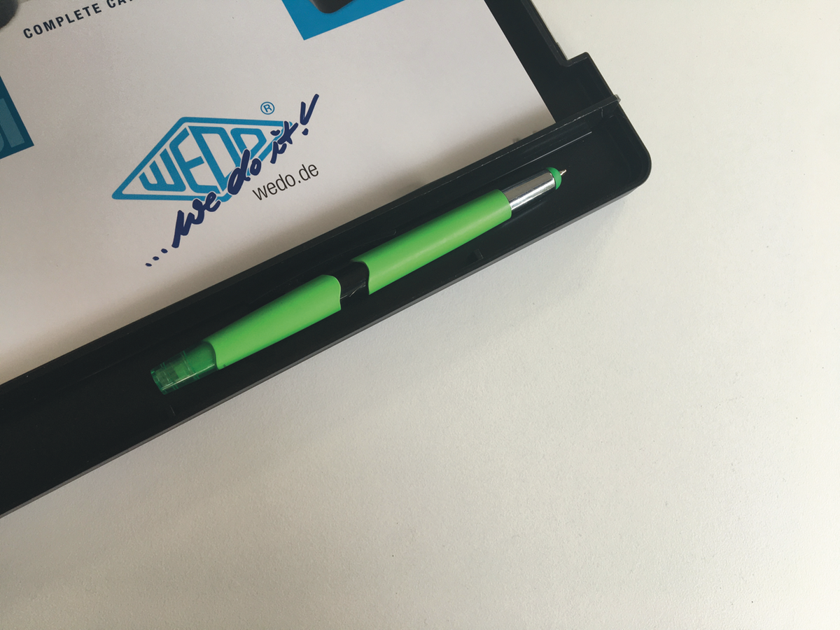 WEDO® Klemmbrett A4 XS mit Aufbewahrungsfach