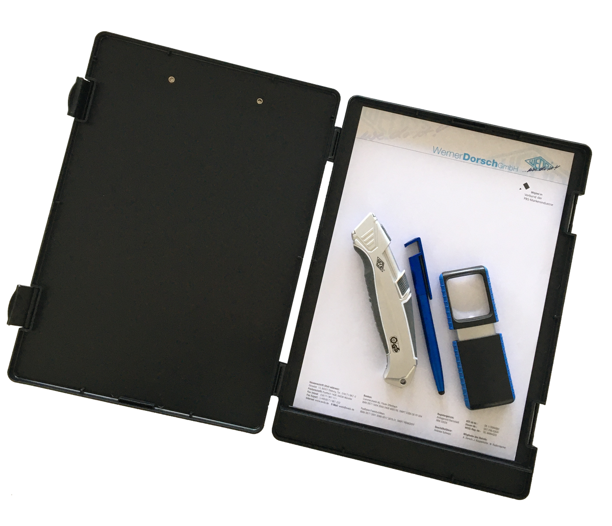 WEDO® Klemmbrett A4 XS mit Aufbewahrungsfach
