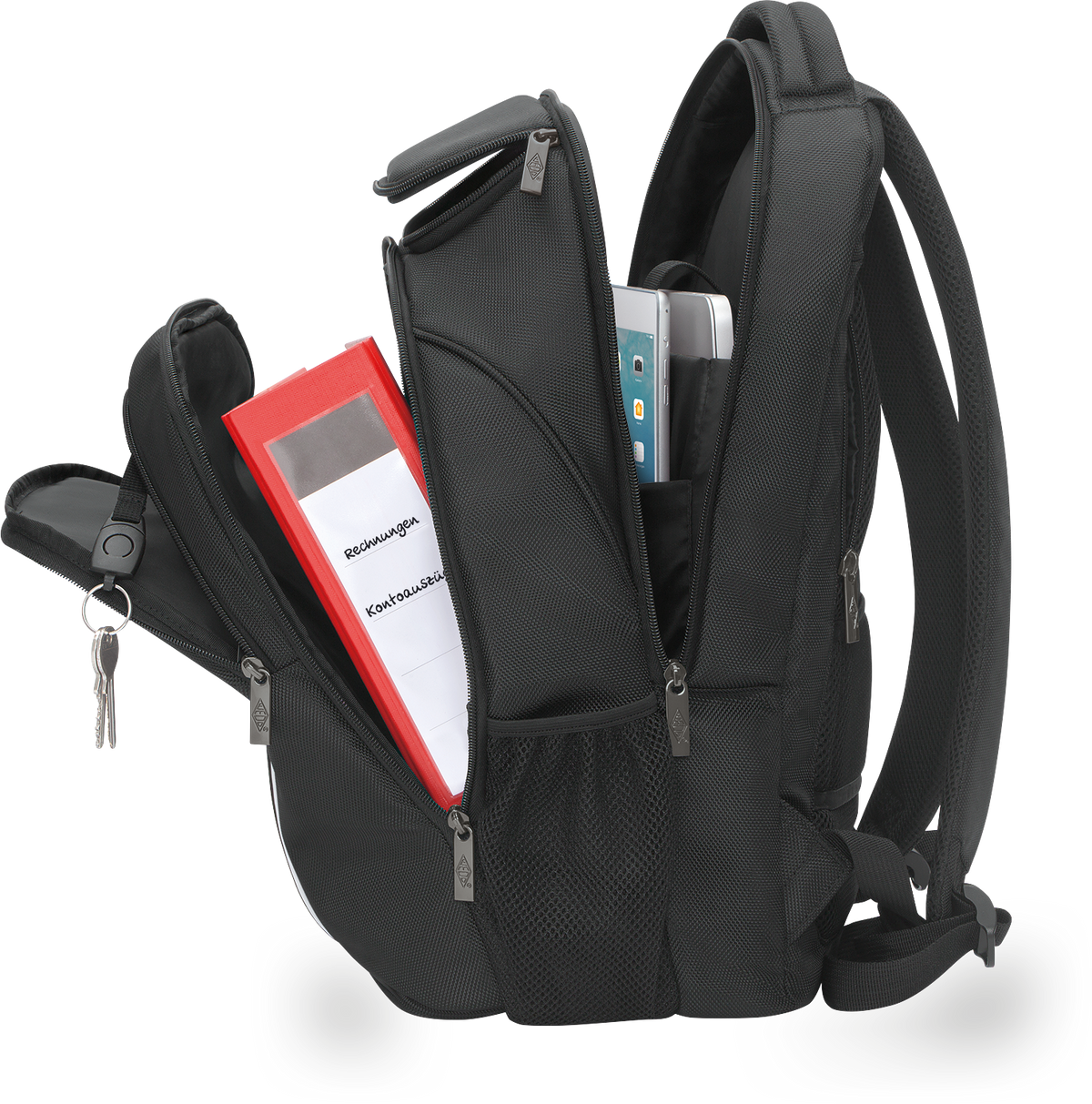 WEDO® Rucksack mit 2 Schutzfächern