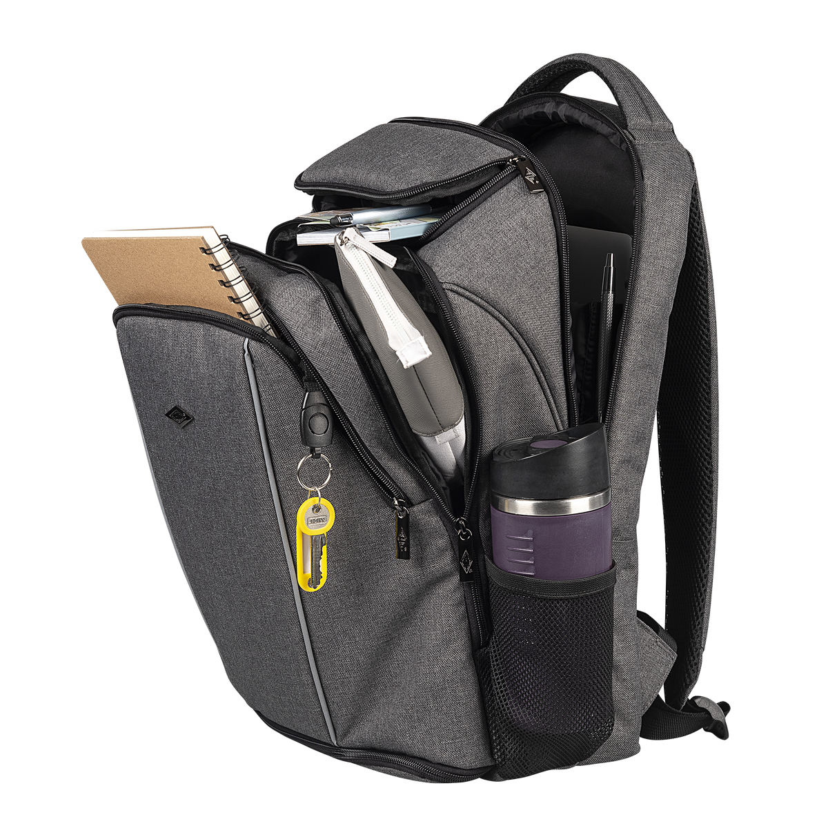 WEDO® Rucksack mit 2 Schutzfächern