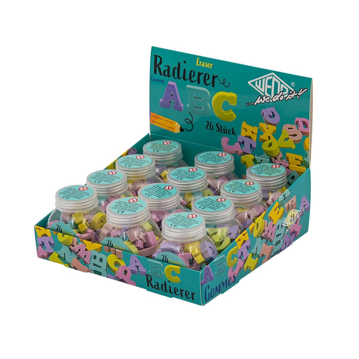 WEDO® ABC-Radierer