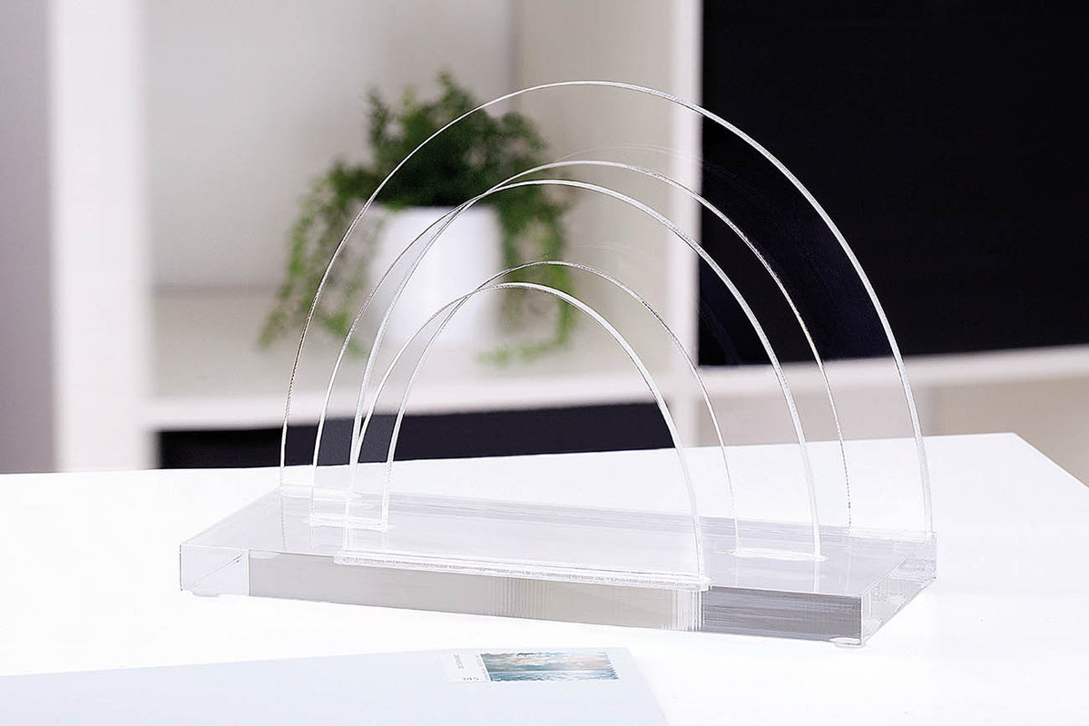 WEDO® Briefständer mit 2 Fächern CRISTALLIC