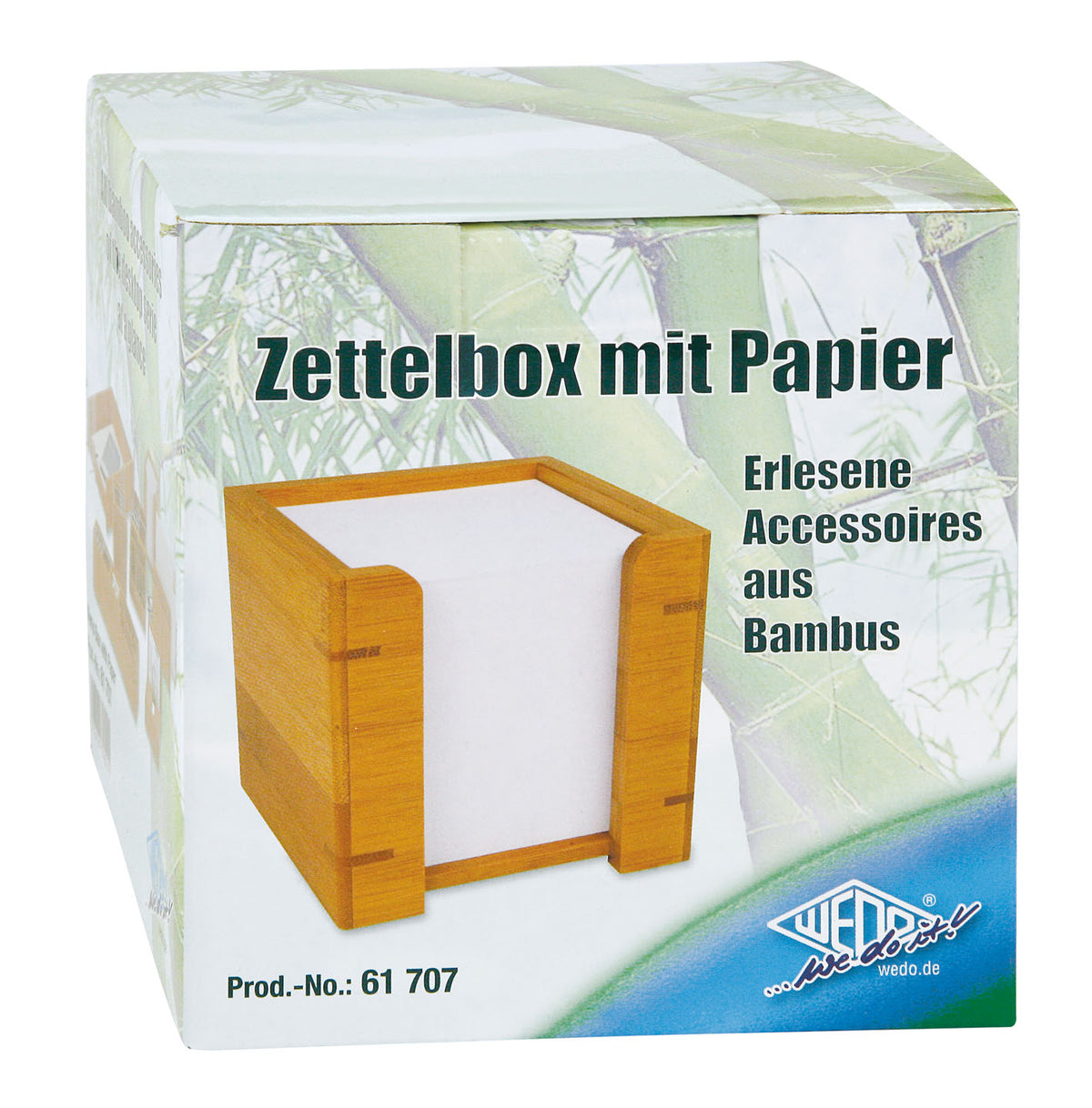WEDO® Zettelbox Bambus