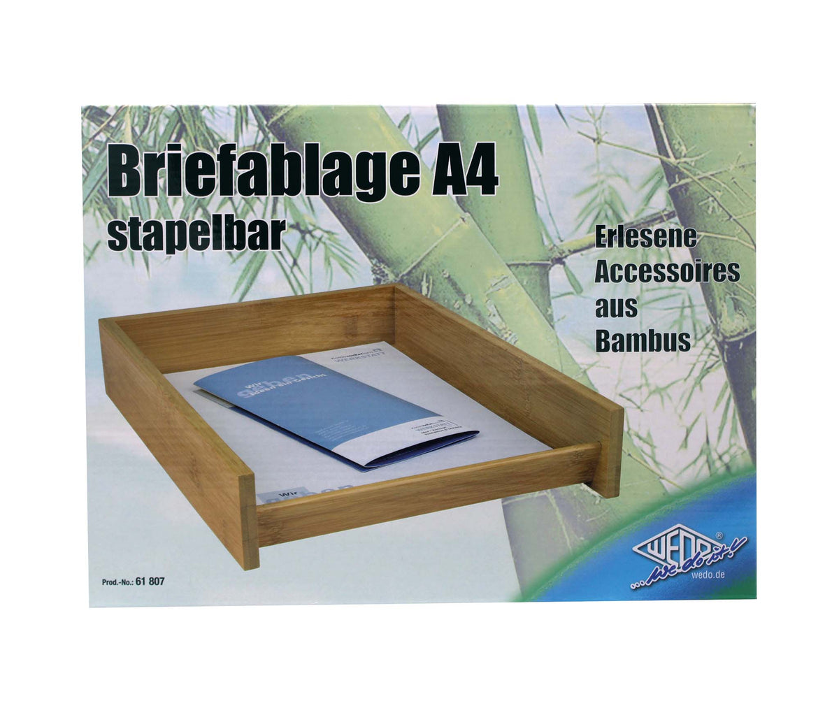 WEDO® Briefablage A4 Bambus