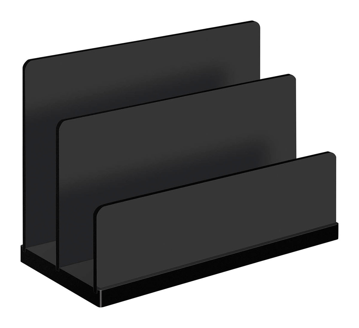 WEDO® Briefständer mit 2 Fächern BLACK OFFICEE